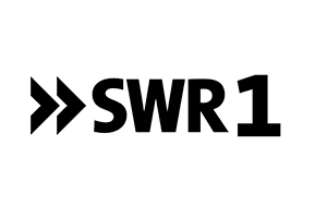 Logo von SWR1 mit zwei Pfeilen nach rechts.