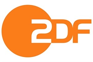 ZDF-Logo mit orangefarbenem Kreis und Buchstaben.